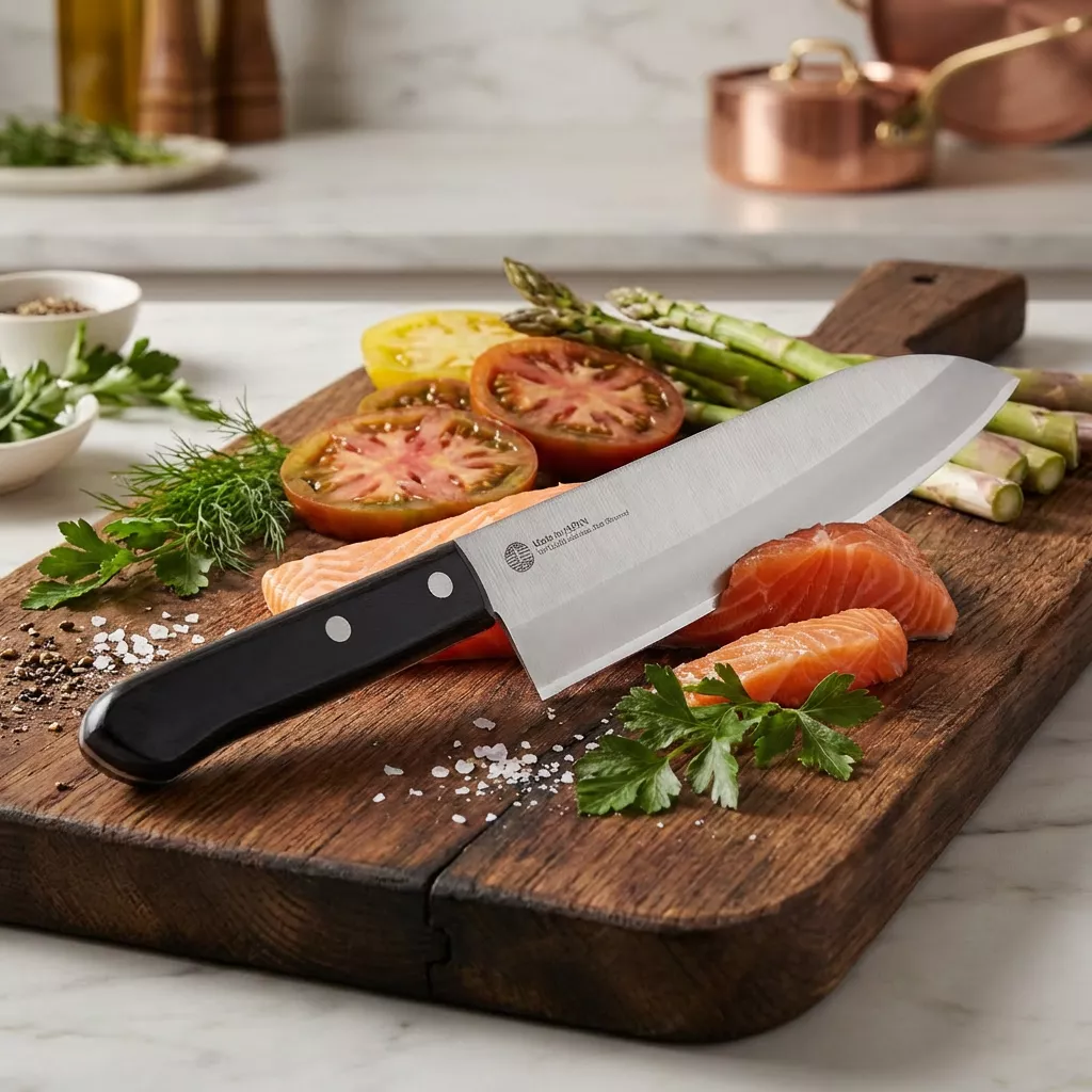 Japoński nóż Santoku Nagao Tsubamesanjo VG-10 16,5 cm