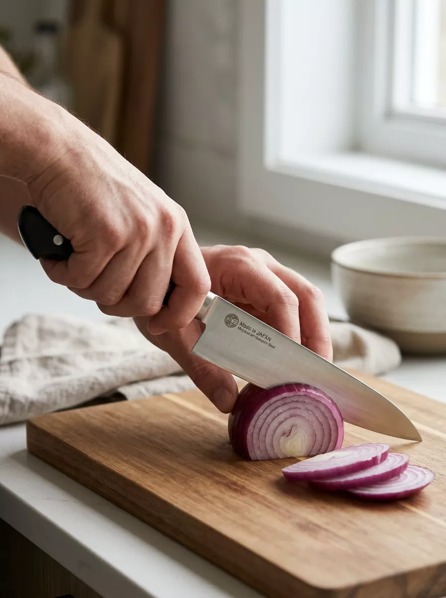 Japoński nóż szefa kuchni Nagao Tsubame-Sanjo Gyuto 18 cm