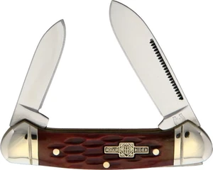 Rough Rider scyzoryk Mini Canoe Red Jig Bone