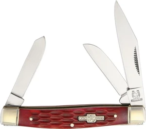Rough Rider scyzoryk Tiny Copperhead Red Bone