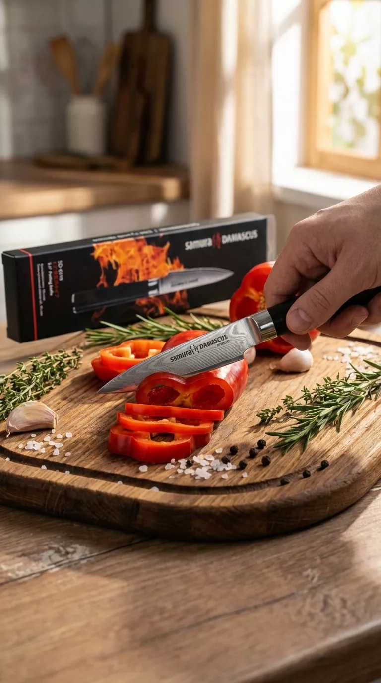 Nóż do obierania Samura Damascus 9 cm SD-0010