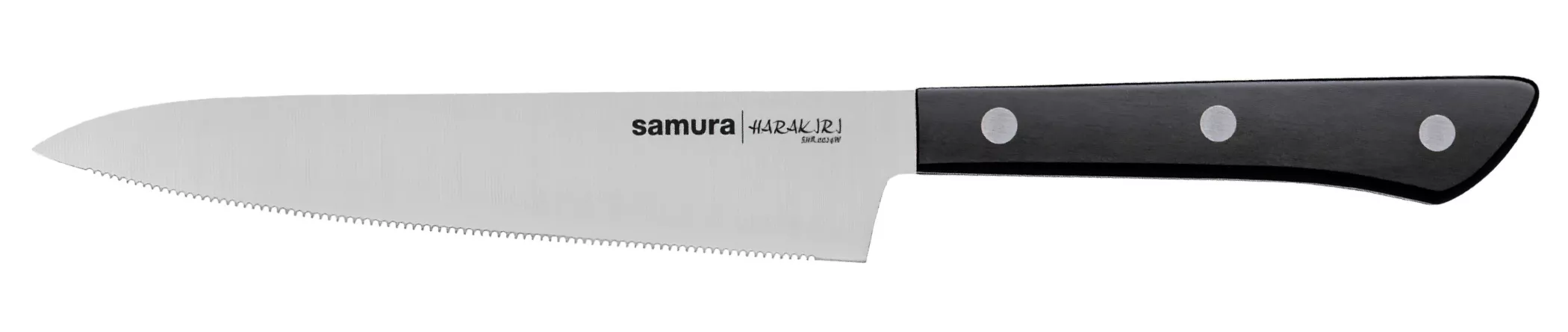 Samura Harakiri Nóż uniwersalny ząbkowany 15 cm SHR-0024B