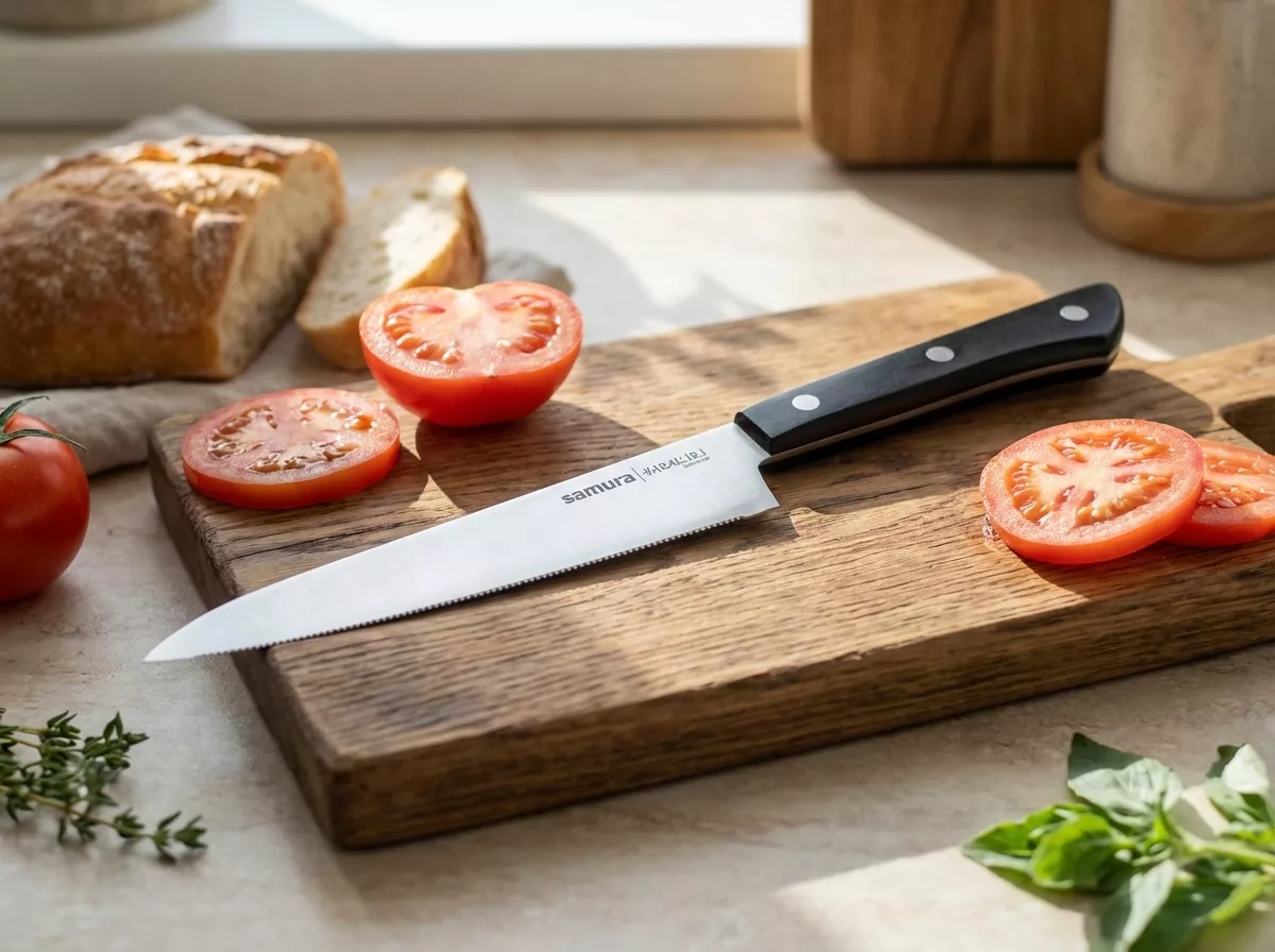 Samura Harakiri Nóż uniwersalny ząbkowany 15 cm SHR-0024B