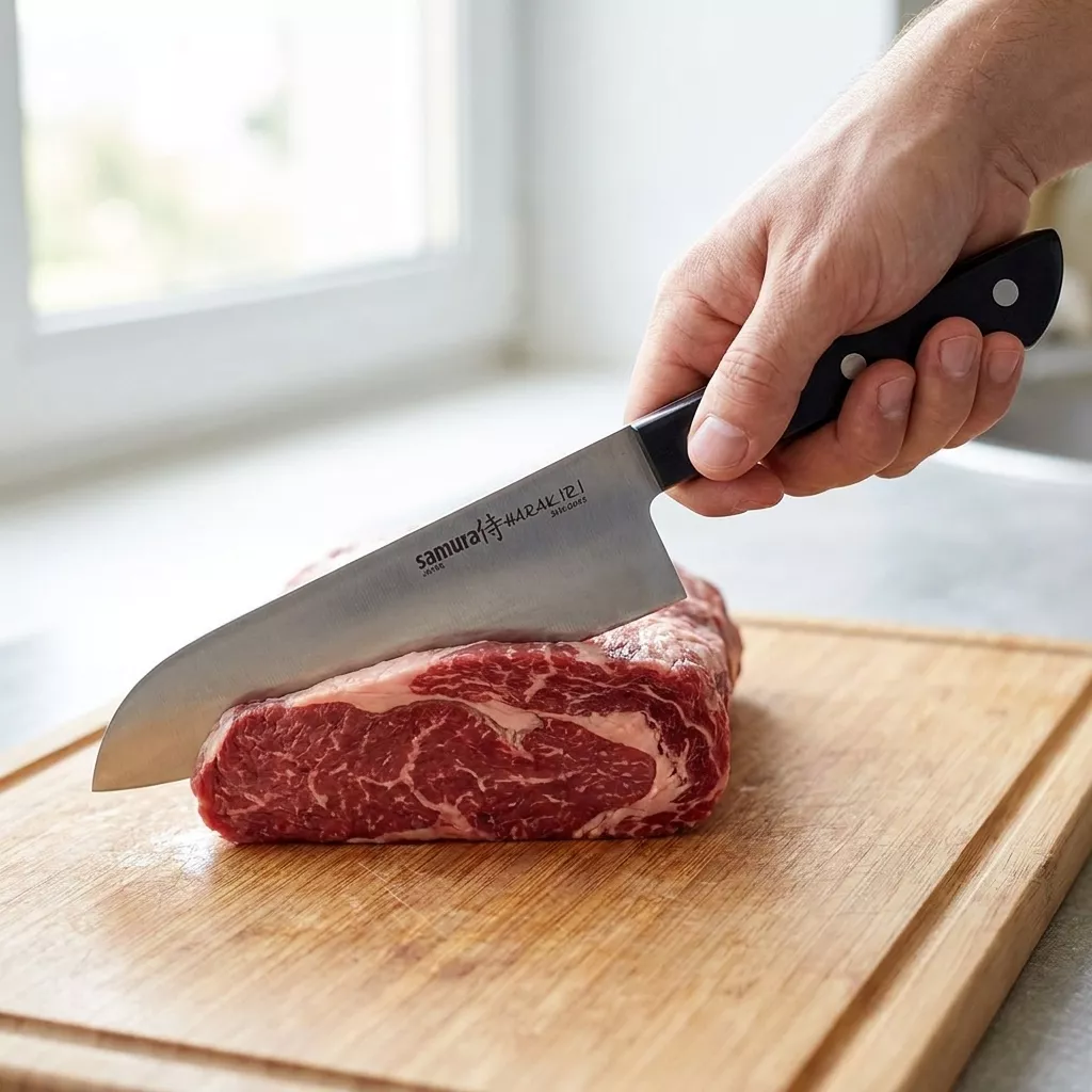 Nóż kuchenny Samura Harakiri Santoku 17,5 cm AUS-8 58HRC