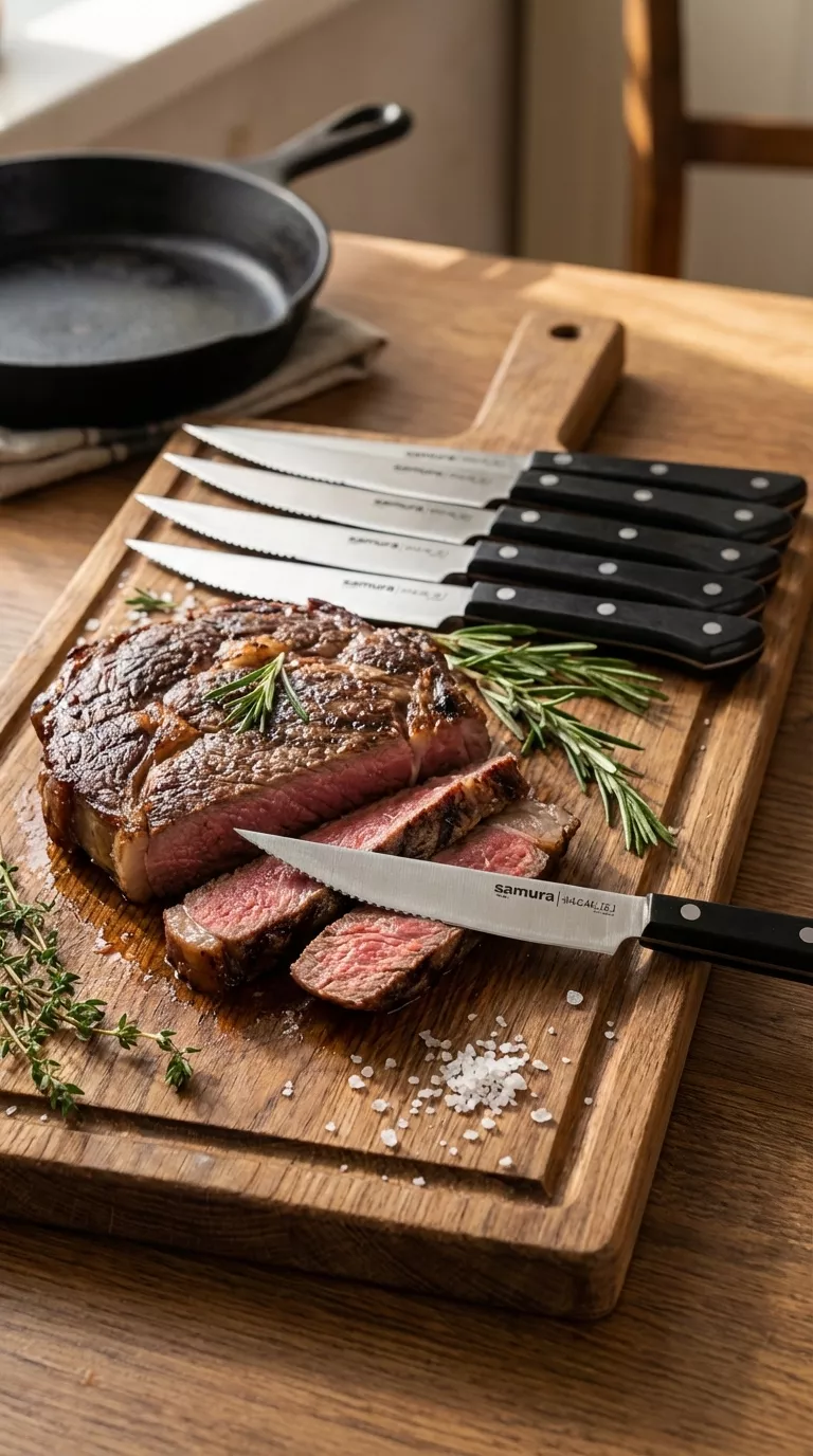 Zestaw 6 noży do steków Samura Harakiri 11 cm AUS-8