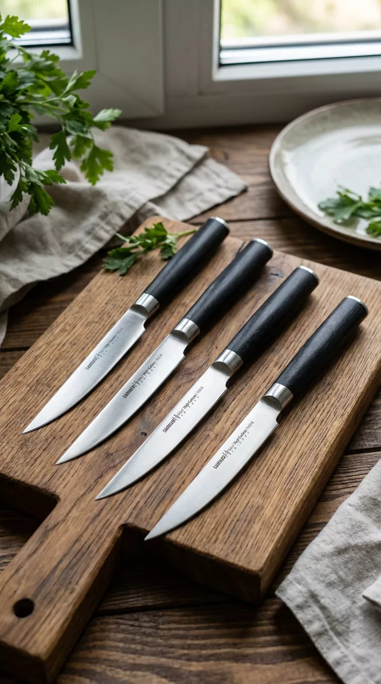 Zestaw 4 noży do steków Samura Mo-V AUS-8 12 cm SM-0031S