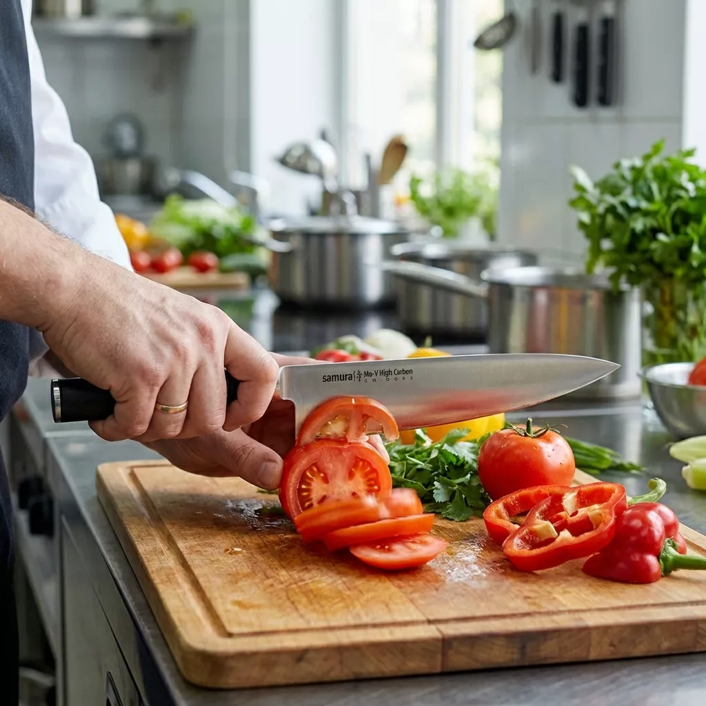 Samura MO-V Nóż szefa kuchni AUS-8 59 HRC 20 cm (SM-0085)