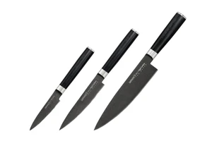 Samura MO-V Stonewash zestaw 3 noży kuchennych box