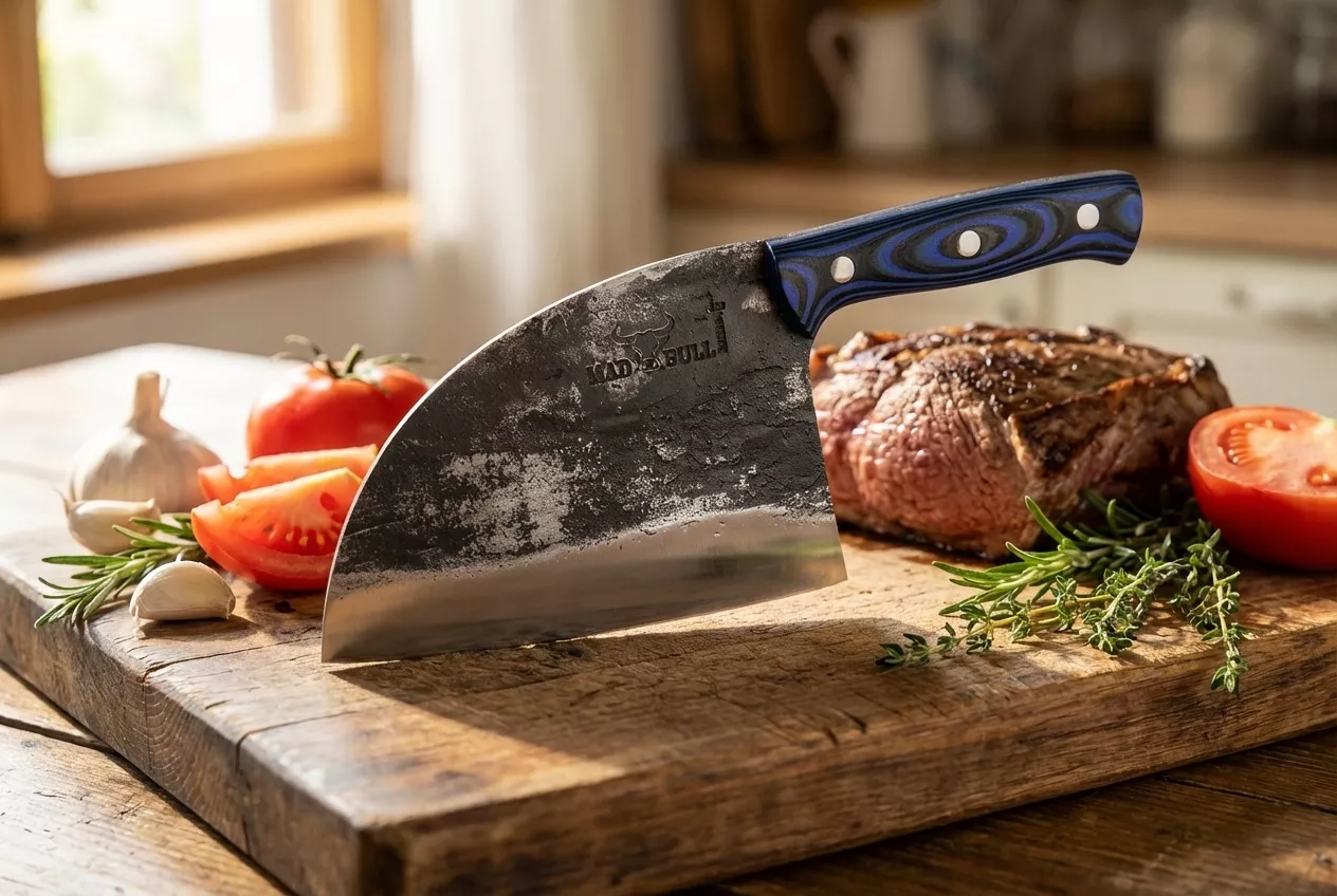 Samura Mad Bull tasak serbski 18 cm niebieski SMB-0040