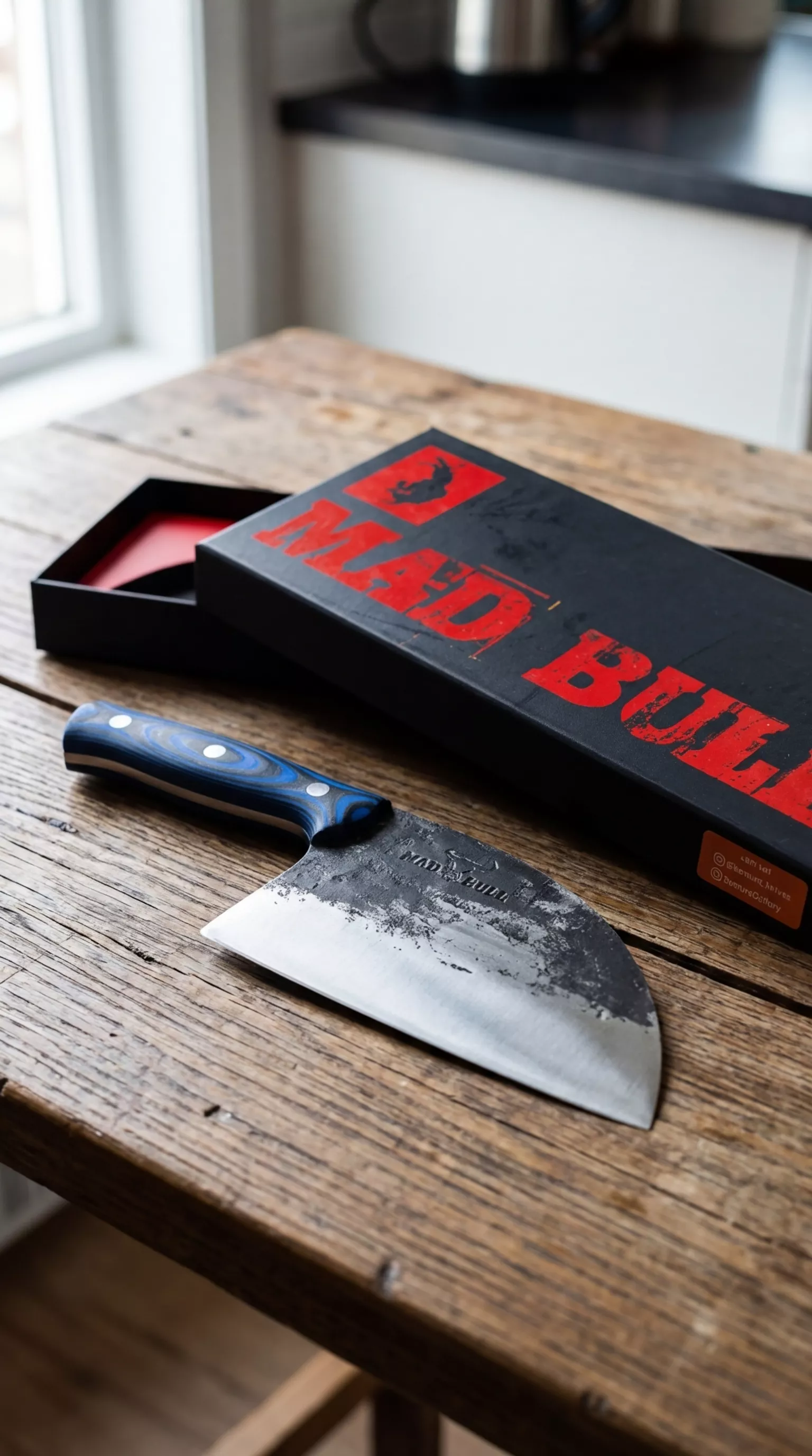 Samura Mad Bull tasak serbski 18 cm niebieski SMB-0040