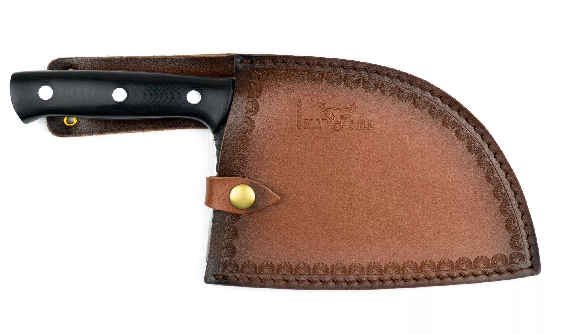 Samura Mad Bull Nóż Kuchenny Serbski 18cm Czarny