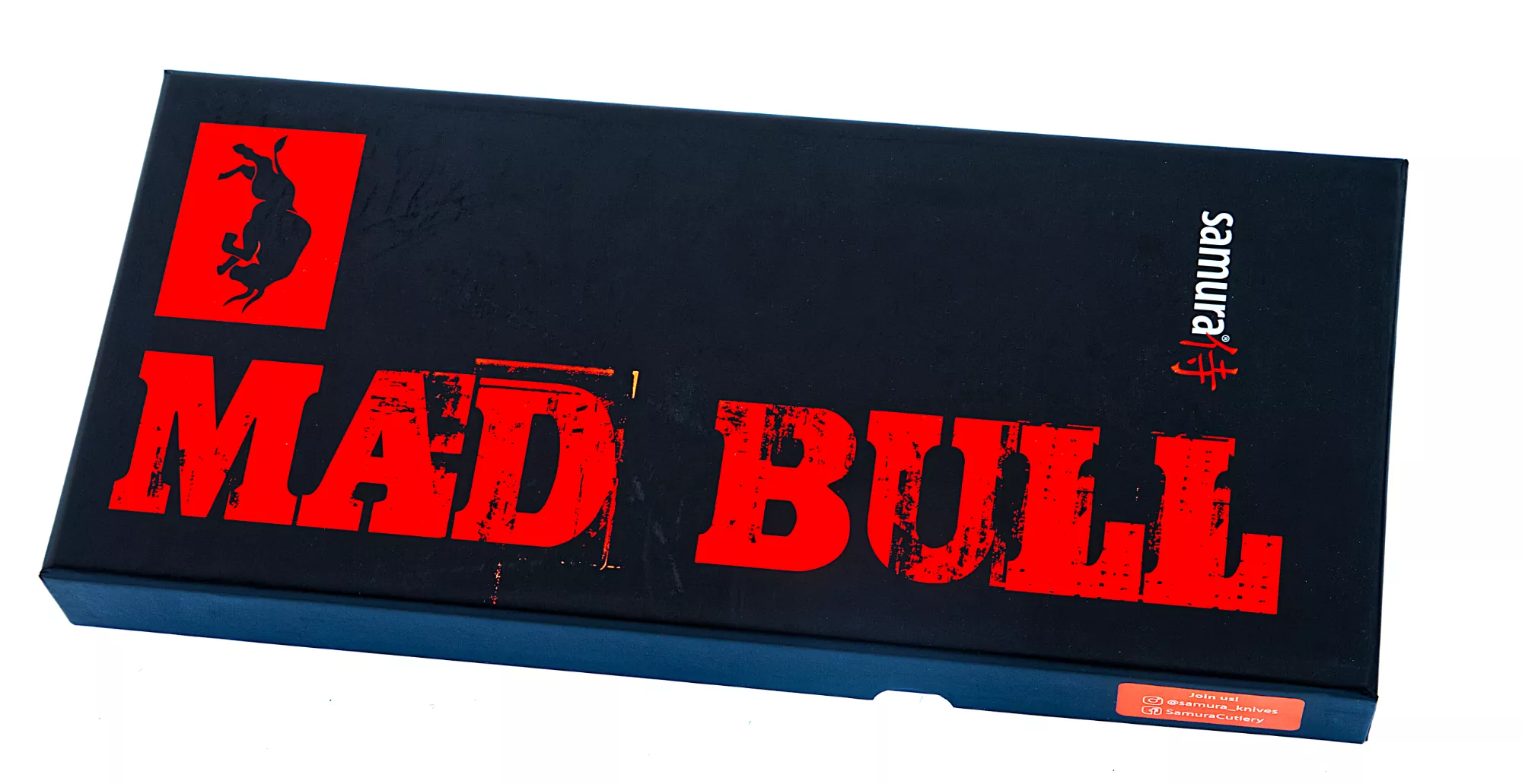Samura Mad Bull Tasak Serbski 18cm Czerwony AUS-8