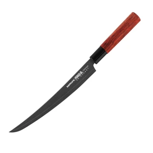 Samura Okinawa Stonewash nóż slicing tanto 240mm