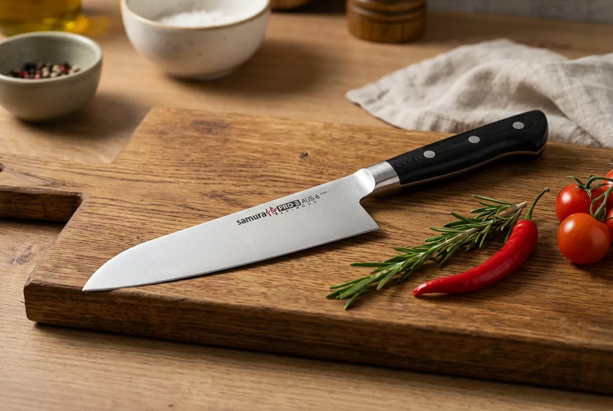 Samura Pro-S Nóż kuchenny Santoku 18 cm AUS-8