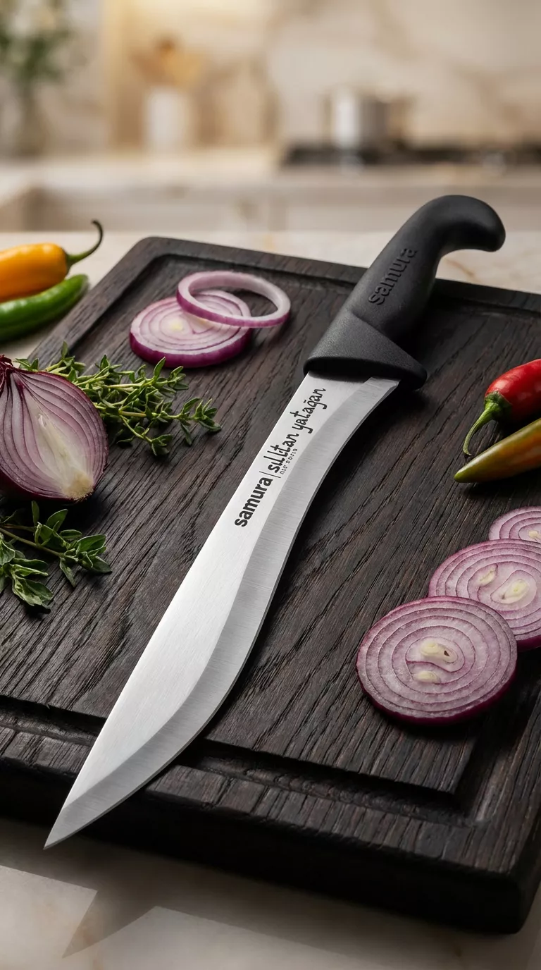 Samura Sultan Pro Nóż  kuchenny  Yatagan, ostrze 30.1 cm