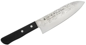 Satake Nashiji Black Pakka Nóż Santoku 17cm