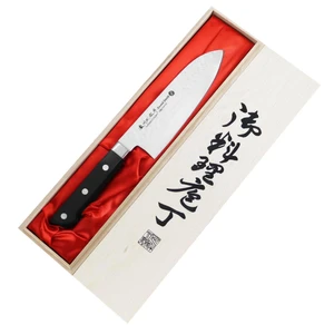 Satake Noushu Nóż Santoku 17cm w drewnianym pudełk