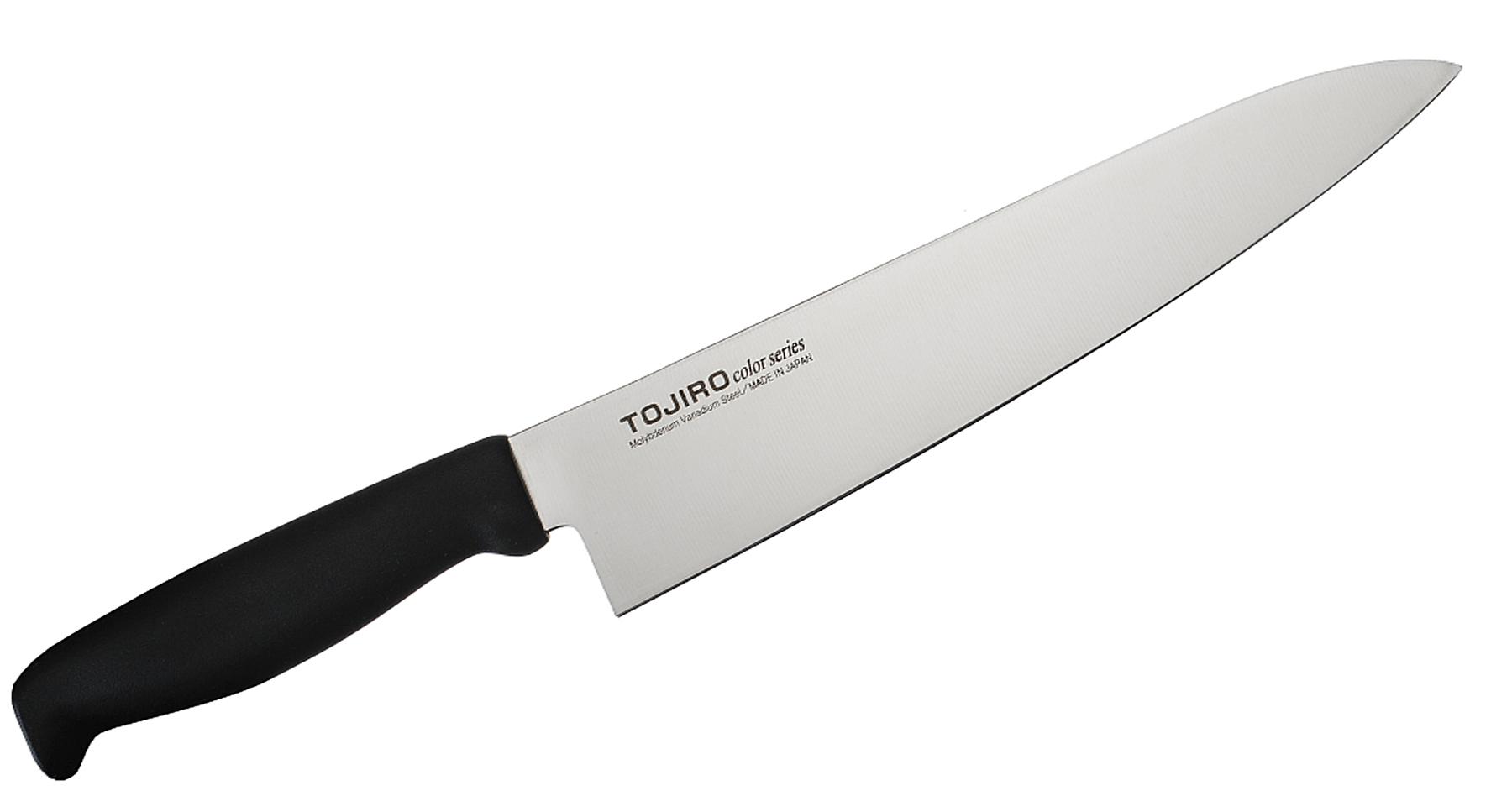 Tojiro Color Czarny Nóż Szefa Kuchni 21 cm F-256BK