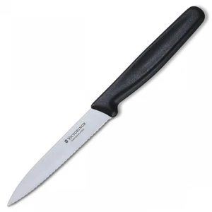 Victorinox nóż do jarzyn 10cm ząbkowany czarny