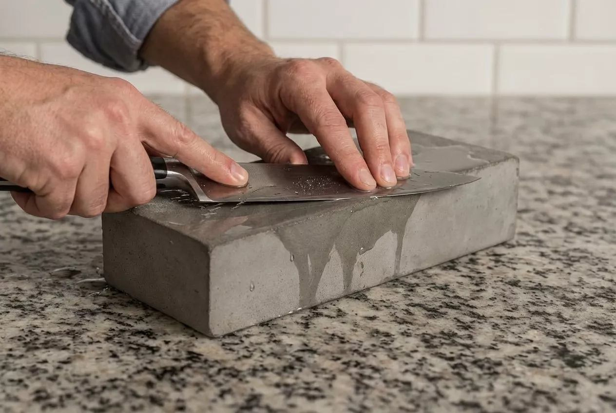 Welde naturalny kamień wodny do ostrzenia #1200 30x11x6 cm