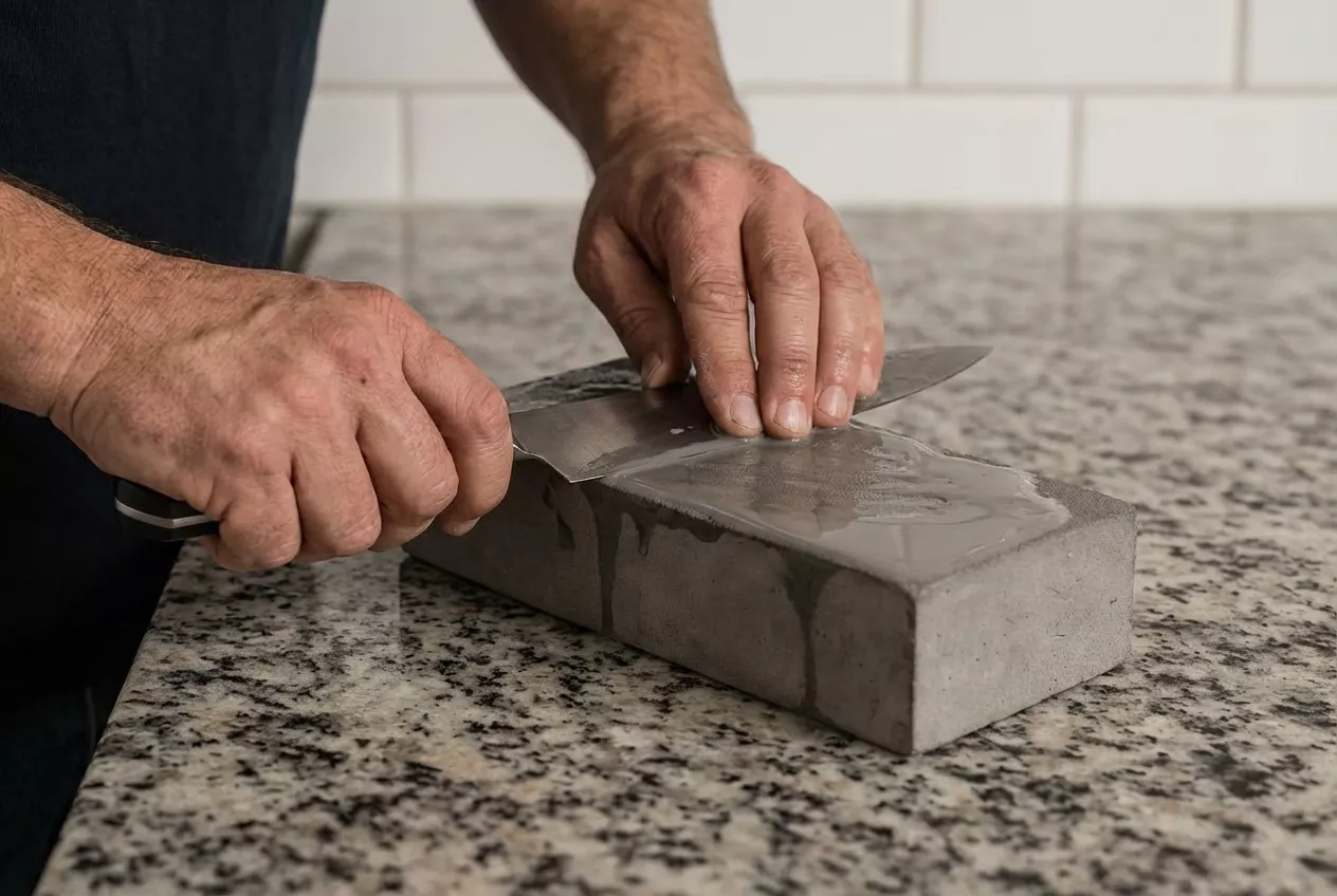 Welde naturalny kamień wodny do ostrzenia #1200 30x11x6 cm