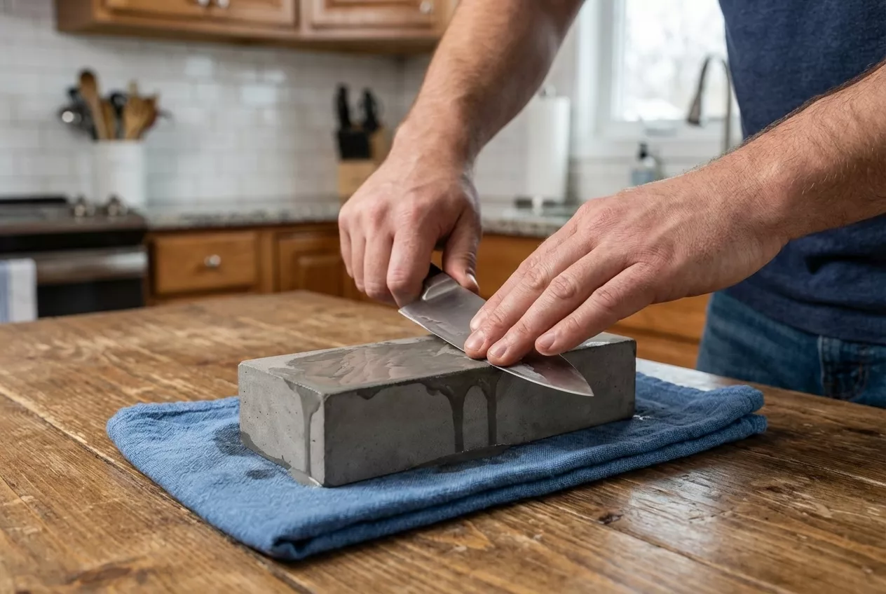 Welde naturalny kamień wodny do ostrzenia #1200 30x11x6 cm