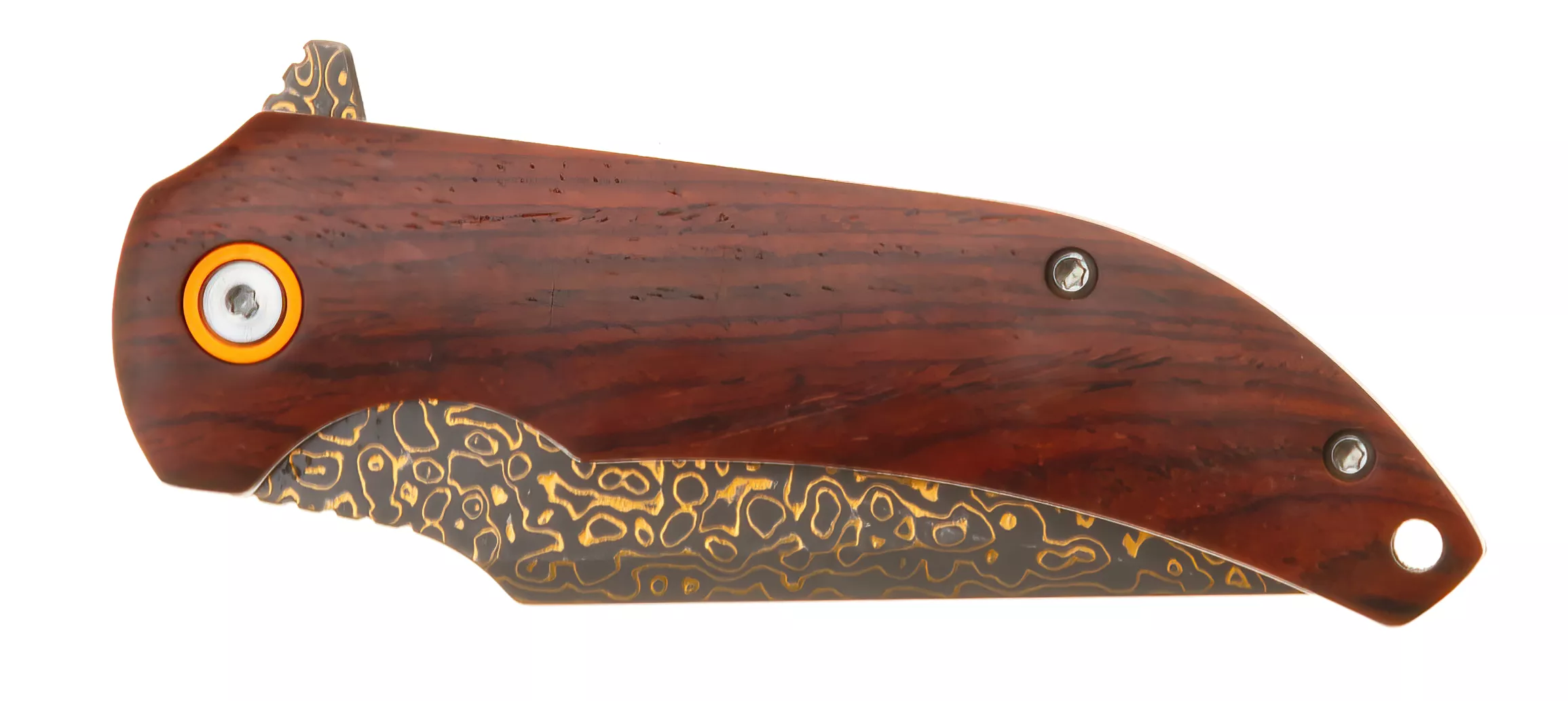 Nóż składany Welde VG01 VG10 Mokume Gane Drewno Różane