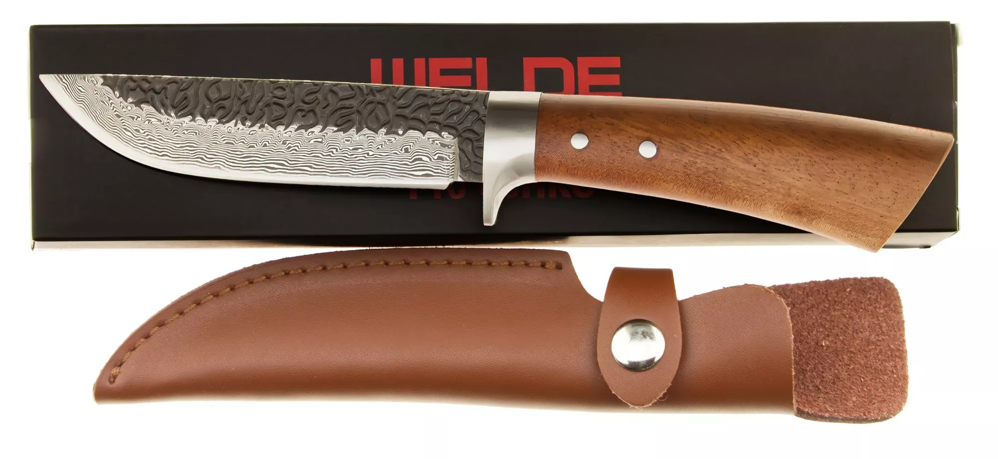 Nóż myśliwski Welde WH04DM Stal Damasceńska T10 25 cm