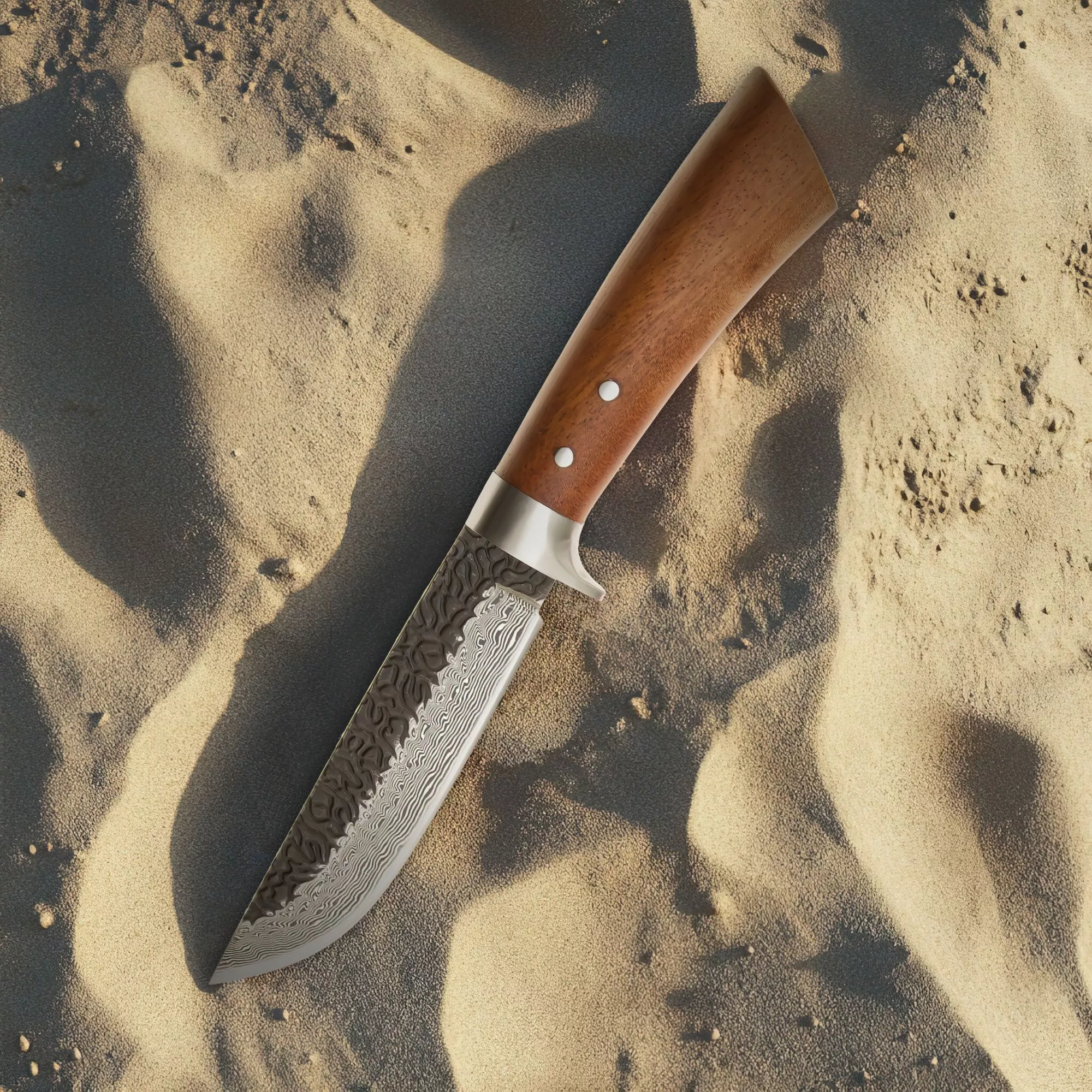 Nóż myśliwski Welde WH04DM Stal Damasceńska T10 25 cm