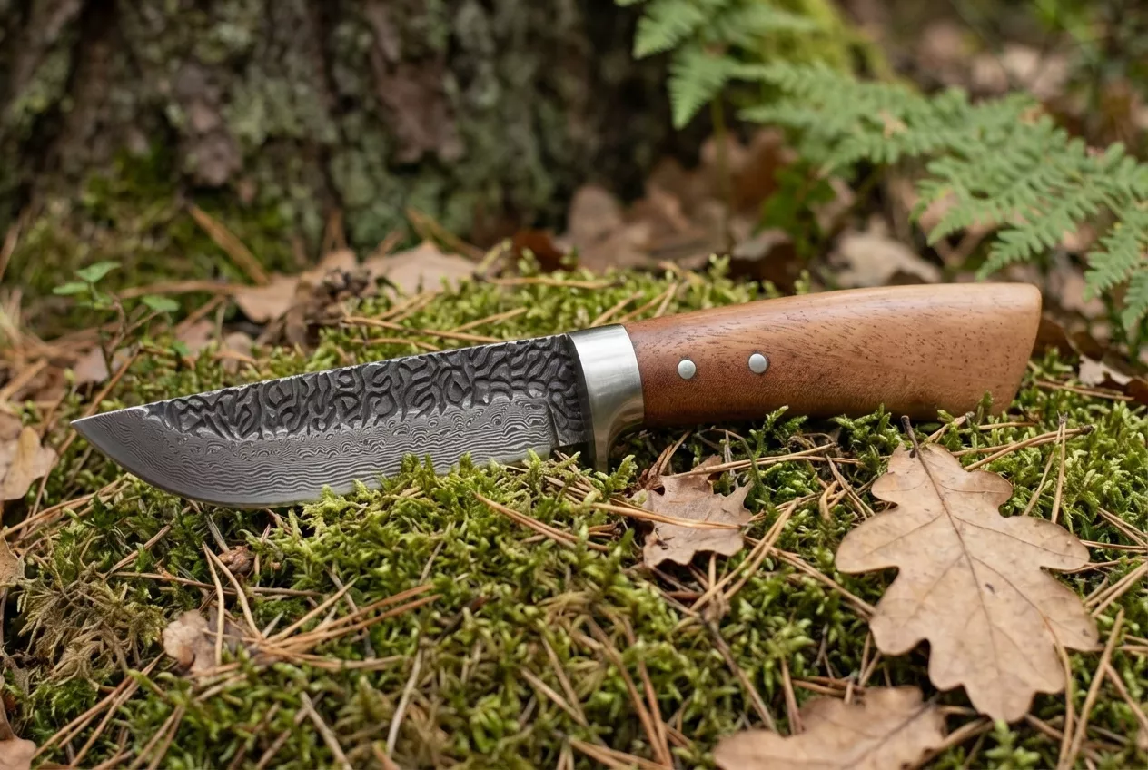 Nóż myśliwski Welde WH04DM Stal Damasceńska T10 25 cm