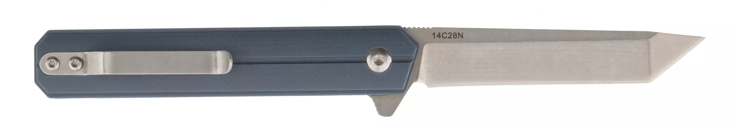 Womsi Wolf nóż składany tanto blue G10 v2 14C28N