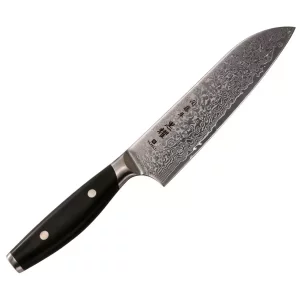 Yaxell Kuroyoh Damascus Santoku - Japoński Nóż Kuchenny 16,5 cm