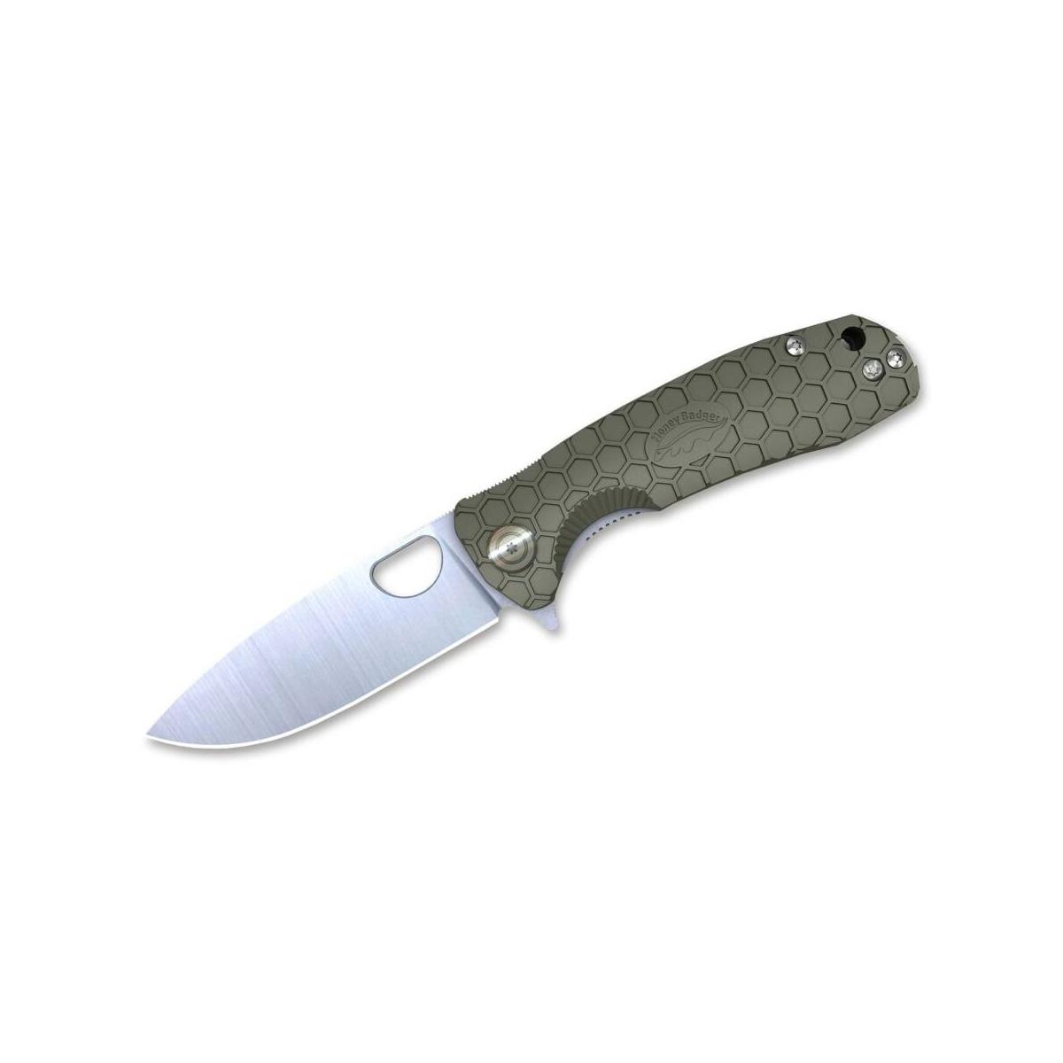 Honey Badger nóż składany Flipper Medium Green