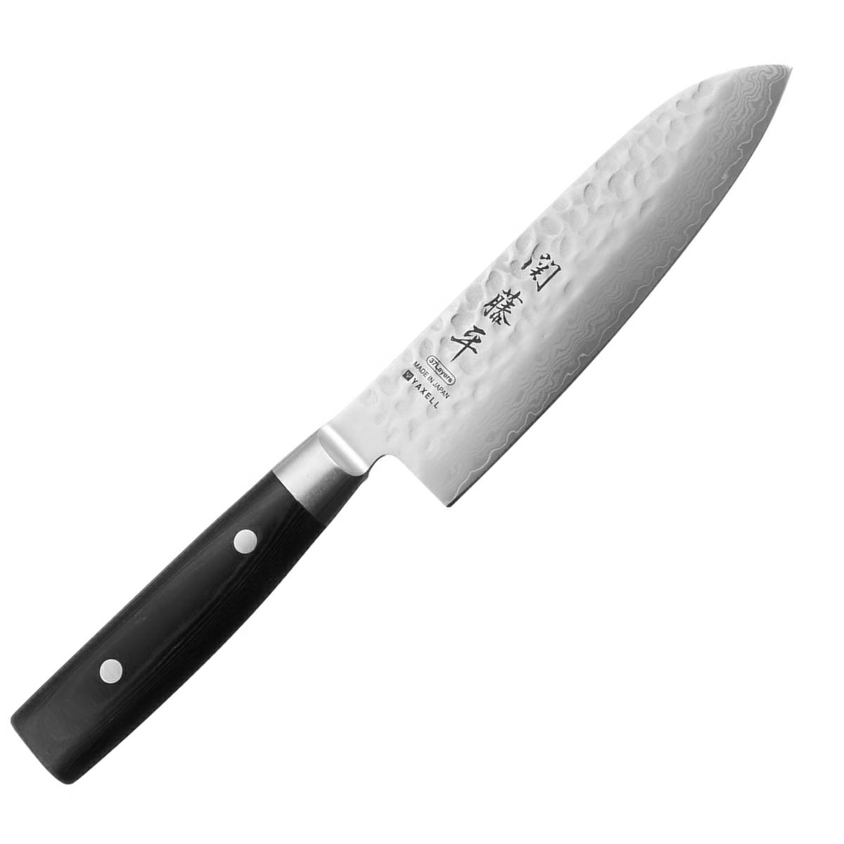 Yaxell nóż kuchenny santoku damast VG10