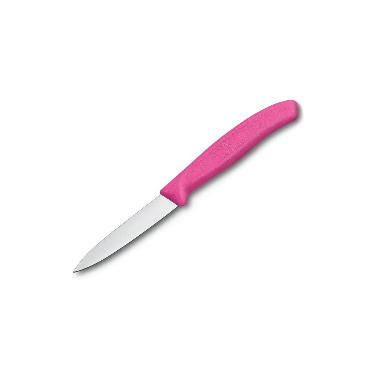 Victorinox nóż do obierania 8cm gładki różowy