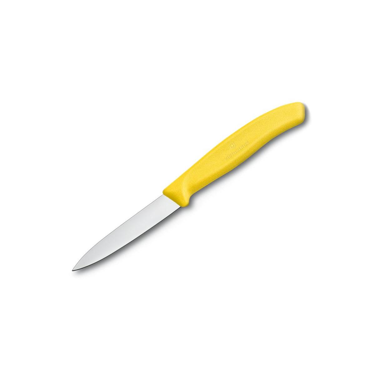 Victorinox nóż do obierania 8cm gładki żółty