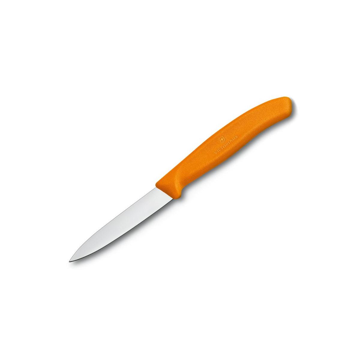 Victorinox nóż do obierania 8cm gładki pomarańczow
