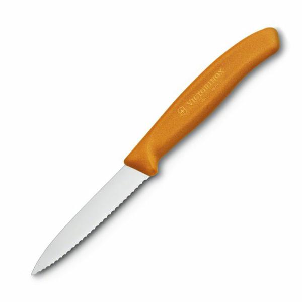 Victorinox nóż do obierania 8cm ząbkowany pomarańc