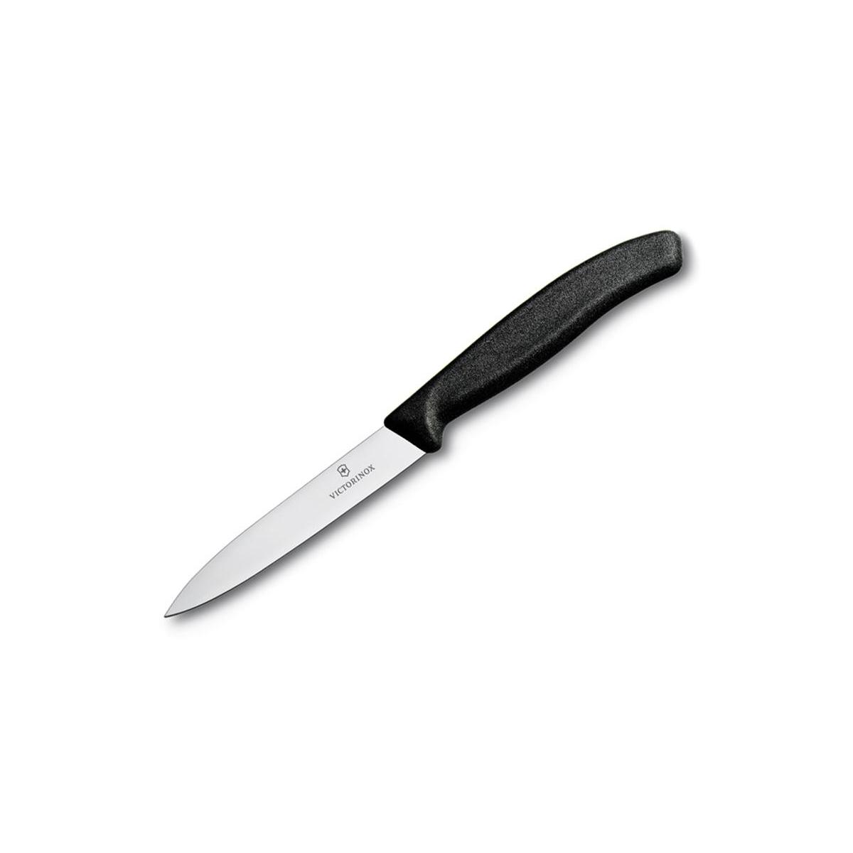 Victorinox nóż do jarzyn 10cm gładki czarny