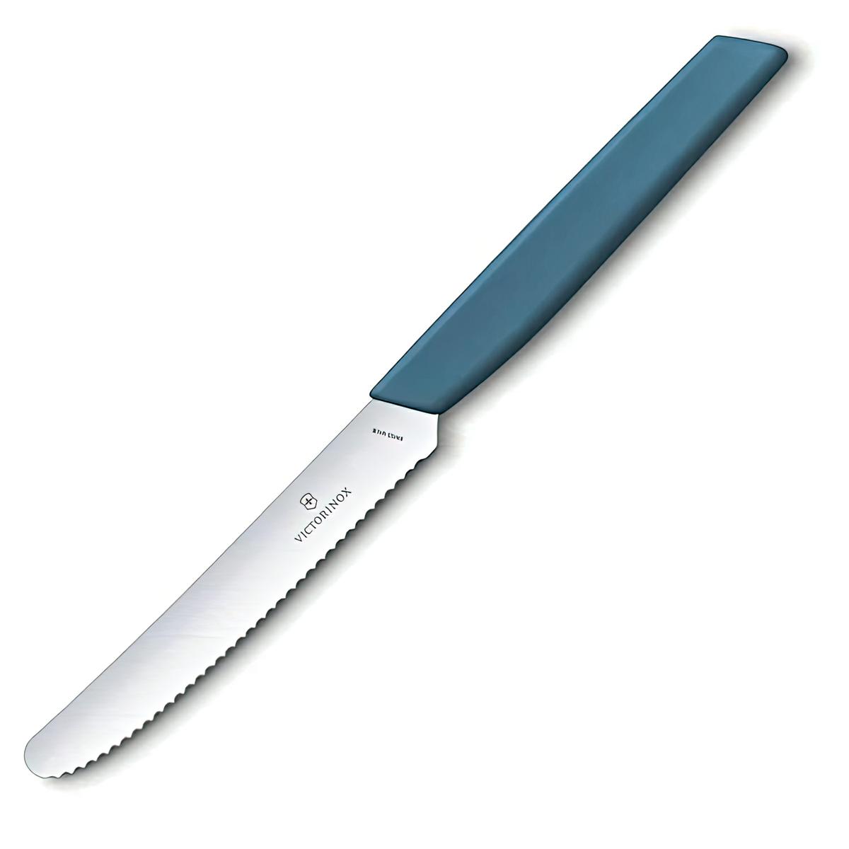 Victorinox nóż uniwersalny 11cm ząbkowany chabrowy