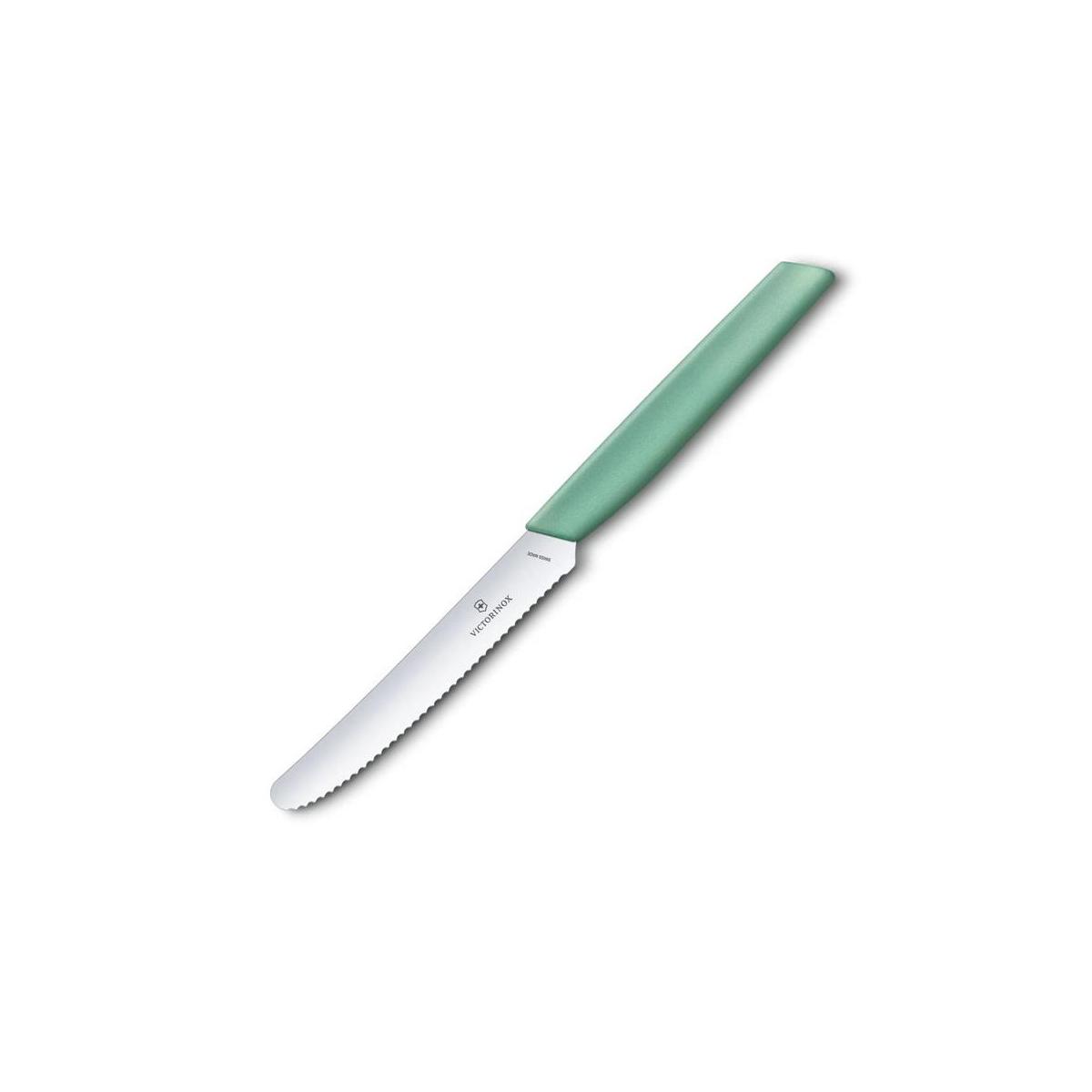 Victorinox nóż uniwersalny 11cm ząbkowany miętowoz