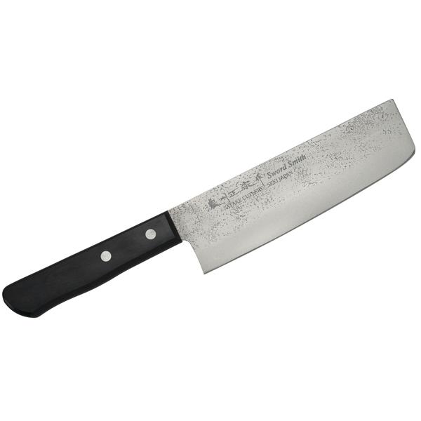 Satake Nashiji Black Pakka Nóż Nakiri 16cm