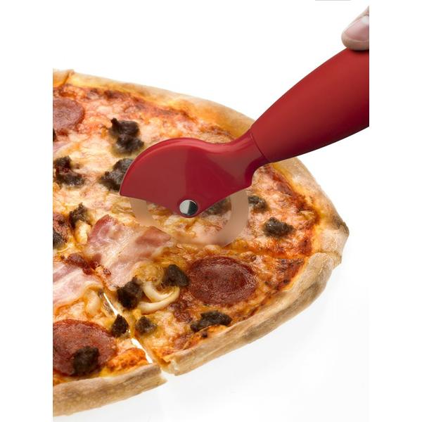 Nóż do pizzy czerwony