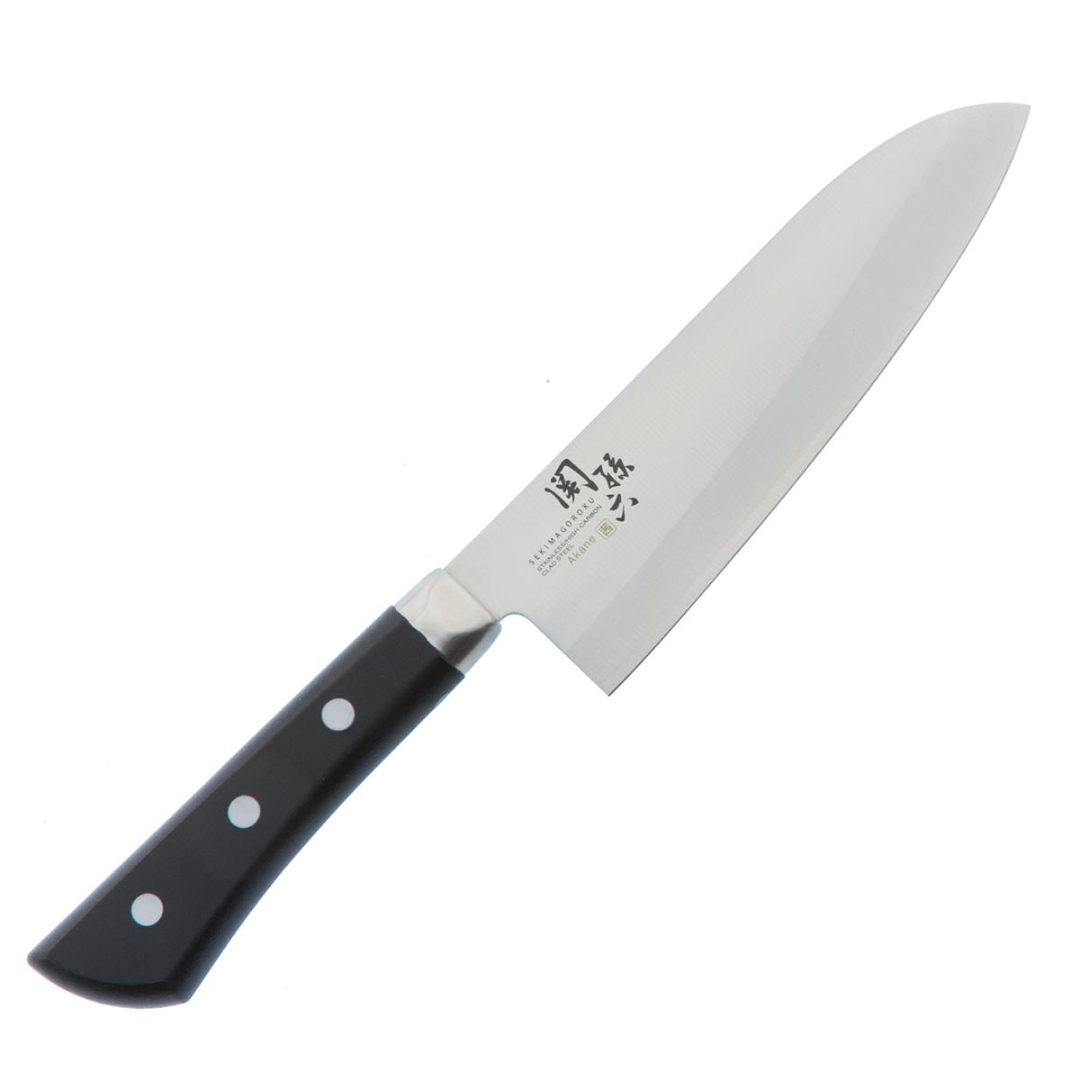 KAI Seki Magoroku Akane nóż kuchenny Santoku 165mm