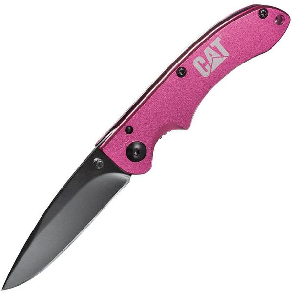 Caterpillar nóż składany Linerlock Pink CAT980060