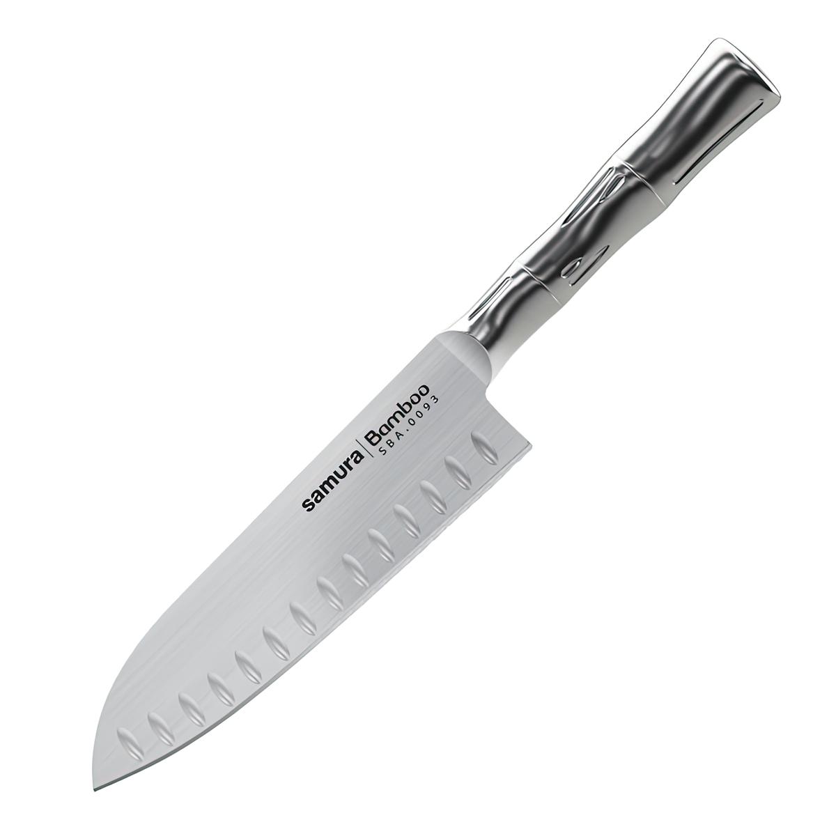 Samura Bamboo nóż kuchenny małe santoku 137mm