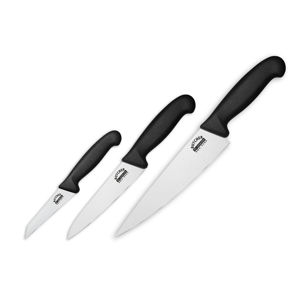 Samura Butcher zestaw 3 noży kuchennych
