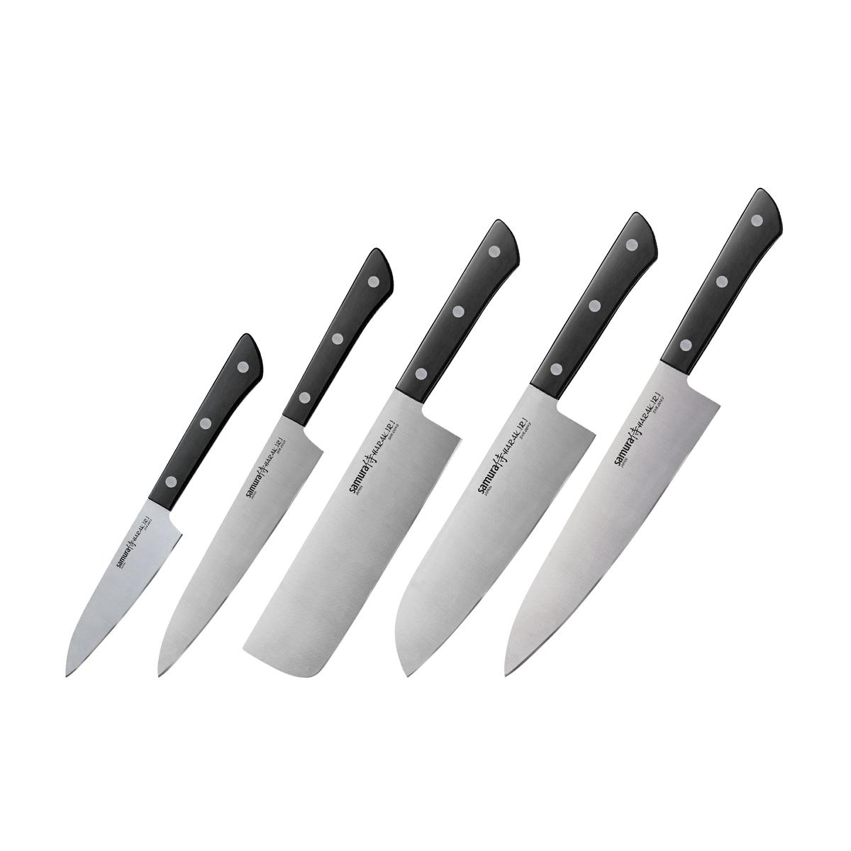 Samura Harakiri zestaw 5 noży kuchennych SHR-0250