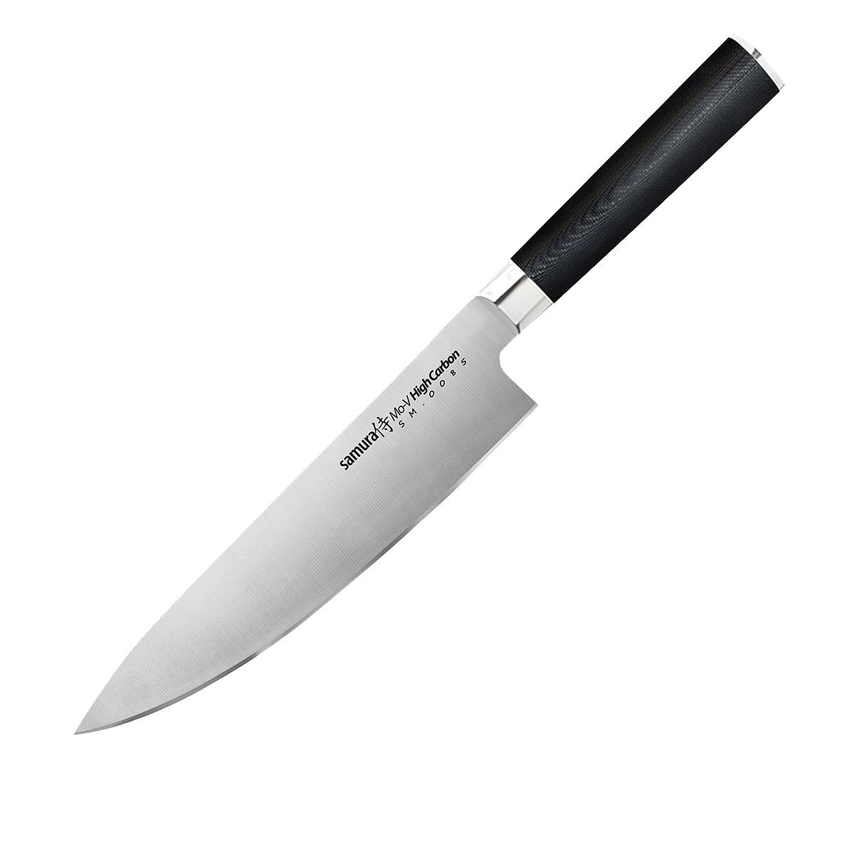 Samura MO-V nóż szefa kuchni AUS-8 59HRC 200mm