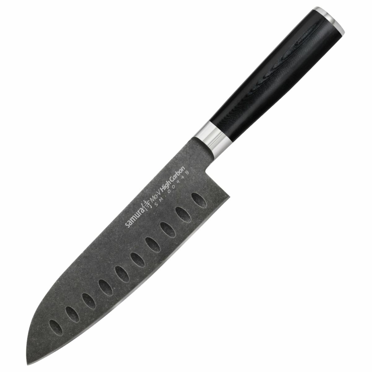 Samura MO-V Stonewash Santoku 180mm